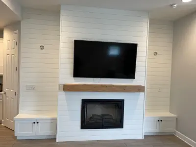 Feature wall — Home Renovation & Remodeling Services project by H.H. Premium Home Builders