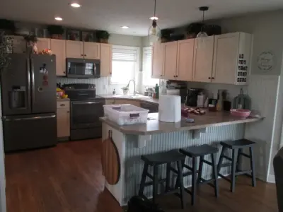 Kitchen expansion for acreage by Paul Davis Restoration-Lincoln