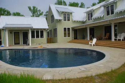 Raleigh Custom Pool Project — Landscape Design project by Hawkins Landscape Architecture/TriadGarden in Raleigh