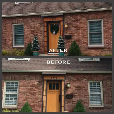 Prior to - Subsequent — Window Installation & Replacement project by Renewal By Andersen Of Greater Michigan