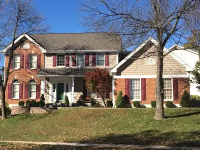 Grover, MO - Clay and White PVC Trim by Clearview Windows And Siding
