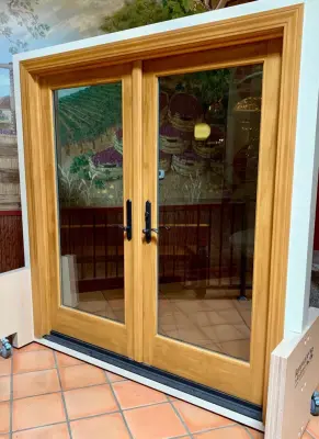 Frenchwood Hinged Doors — Window Installation & Replacement project by Tyler With Renewal By Anderson Of Sacramento
