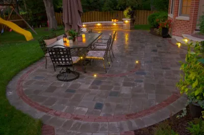 Contemporary Patio — Landscape Design project by Old World Brick Paving
