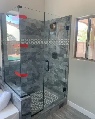 bathroom shower enclosures — Window Installation & Replacement project by AZ Xtreme Glass & Mirror, LLC