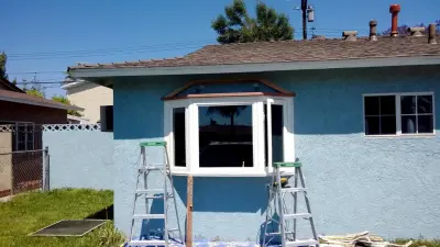 Vinyl Double Pane Bay Window - May 2014 — Window Installation & Replacement project by ClearChoice Windows And Doors Inc.