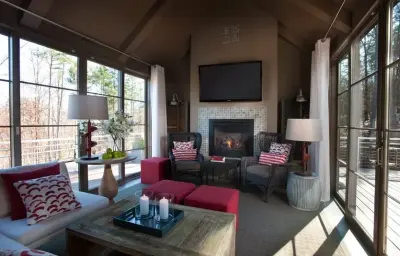 Andersen 400 Series Slim Stile & Rail with Horizontal Divided Panes — Window Installation & Replacement project by Murray Window & Door, Inc.