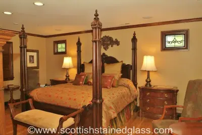 Stained Glass for the Bedroom — Window Installation & Replacement project by Stained Glass San Antonio