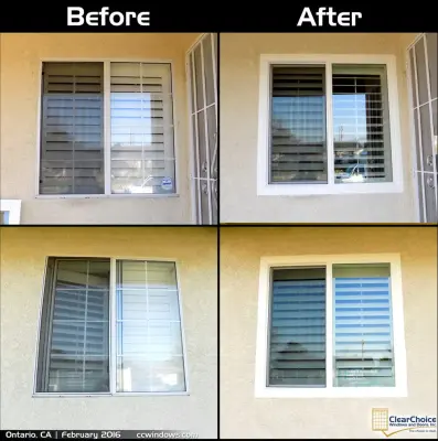 Before and After Images — Window Installation & Replacement project by ClearChoice Windows And Doors Inc.