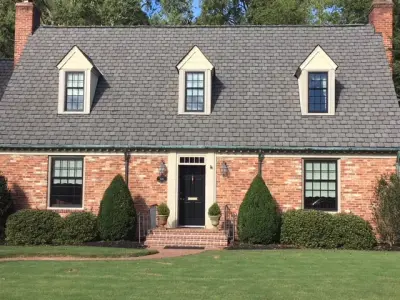 Dark Exterior Window Frames — Window Installation & Replacement project by Mr. Rogers Windows