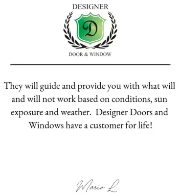 Customer Feedback — Window Installation & Replacement project by Designer Door And Window