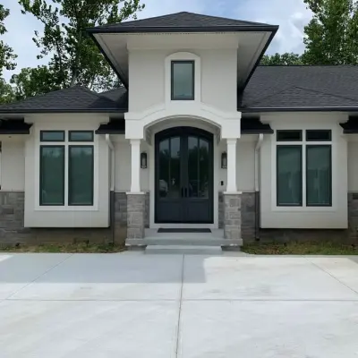 Modern 10ft Door for Fishers — Window Installation & Replacement project by Paul's Glass