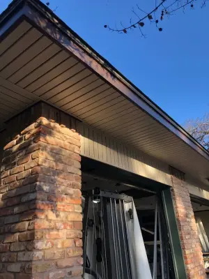 Complete Vinyl Soffit, Fascia, and Freeze Trim Installation — Window Installation & Replacement project by Grace Remodeling & Construction