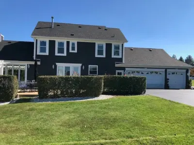 Ironstone Woodland Dutchlap Cladding — Window Installation & Replacement project by Clearview Windows And Siding