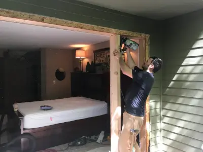 Fiberglass French Doors Installation in Kirkland, WA — Window Installation & Replacement project by Signature Window & Door Replacement