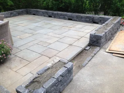 Dining Terrace and Parking Court — Landscape Design project by Outdoor Lifestyles