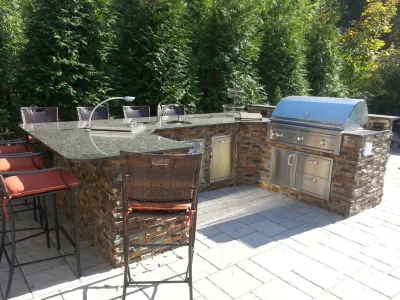 Custom Outdoor Kitchen by Outdoor Living Of NJ