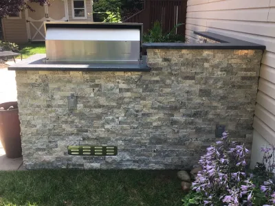 Cozy Outdoor Kitchen — Landscape Design project by Outdoor Living Of NJ