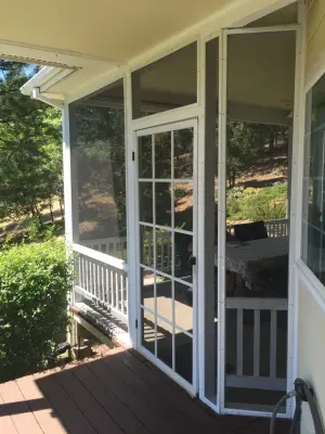 Outdoor Room Partitions — Window Installation & Replacement project by Screenmobile Placer/Nevada County