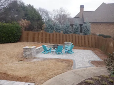 Pool and Patio Entertainment — Landscape Design project by Outerior Design in Greer