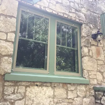 Prevailing Gable Stone Tudor — Window Installation & Replacement project by Old Home Rescue