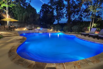 Sandy Springs Resort Pool — Landscape Design project by Outside Landscape Group