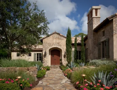 Mediterra - French Country — Landscape Design project by Outside Productions Inc