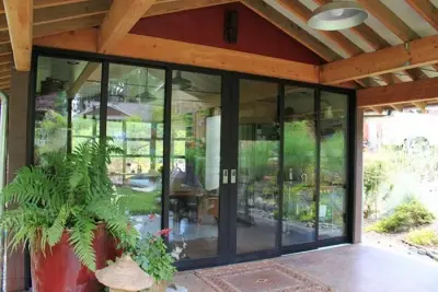 Contemporary Full-Height Glass — Window Installation & Replacement project by Island Sash And Door