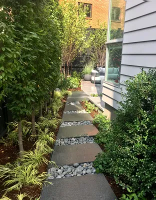 Cambridge Terrace and Garden — Landscape Design project by Pate Landscape Architecture Inc. in Cambridge