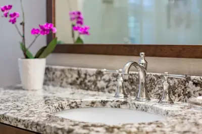 Classic Guest Bathroom — Custom Home Builders project by Vmax LLC