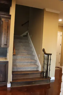 Trim, Staircase, Pantry, and Additional Features — Custom Home Builders project by Harmon & Holcomb Homes