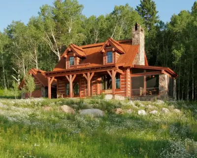Lodge in the Forest — Custom Home Builders project by Fox Construction, Inc.