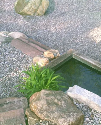 Pebble-Stream - Garden Remodeling in Rochester, NY