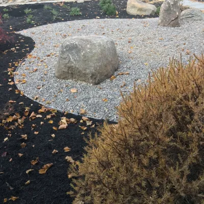 Pebble-Stream - Garden Remodeling in Rochester, NY