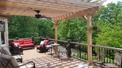 Wildwood, MO Deck and Pergola — Custom Home Builders project by Stockell Custom Homes & Construction