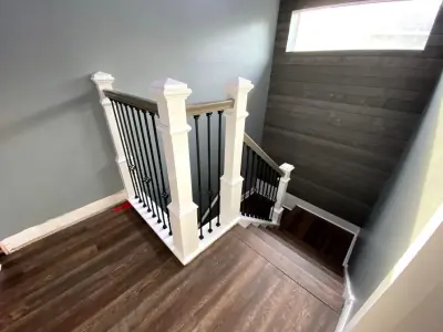 Zink Staircase Remodel — Custom Home Builders project by Distinctive Design Homes LLC