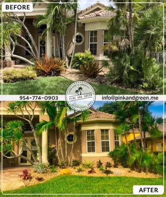 Pink and Green Lawn Care and Landscape - Lawn Edging & Trimming in Miramar, FL
