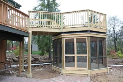 Two Story Gazebo & Landscape — Landscape Design project by PlanIt Landscape Perspectives, LLC in Naperville