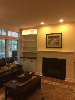 Custom Bookcases in Fayetteville — Kitchen Remodeling project by MCO Industries, LLC
