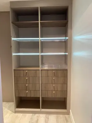 Illuminated Luxury Wardrobe — Kitchen Remodeling project by DL Flooring & Design