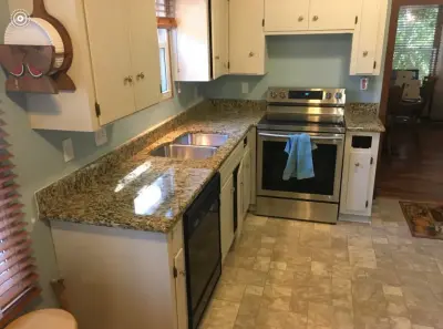 Napoli Giallo Granite Kitchen by HD Granite