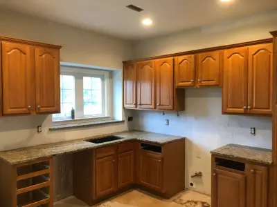 Santa Cecilia Dark Kitchen Surfaces by Malozzi Tile & Marble Inc
