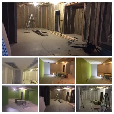 Basement Renovation — Kitchen Remodeling project by On The Spot Services