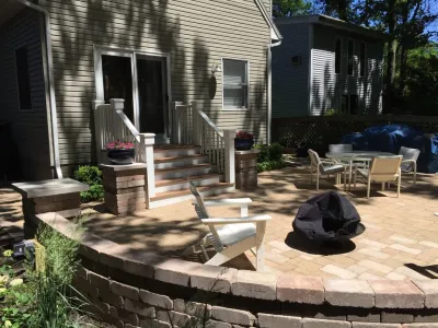 Long Beach, Indiana backyard — Landscape Design project by Planned Environment Associates
