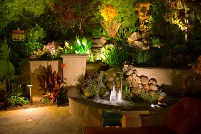 Stunning Lighting — Landscape Design project by Artisan Home Resorts in Saratoga