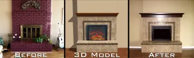 Three-Dimensional Visualization — Kitchen Remodeling project by Conner's Flooring & Design
