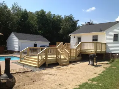 Deck Installation Project by Old Dominion Innovations, Inc.