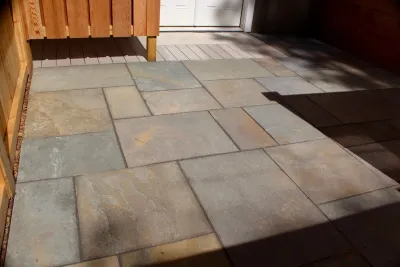 Wellfleet patio — Landscape Design project by Ponderosa Landscaping & Stonework