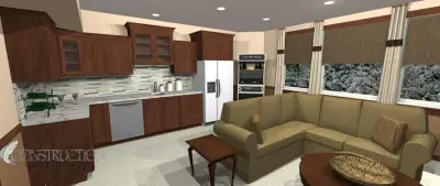Illustrative Drawing Samples — Kitchen Remodeling project by Grayling Construction