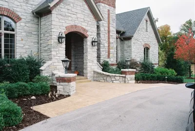 Sunset Hills MO- Front & Backyard by Poynter Landscape Architecture & Construction