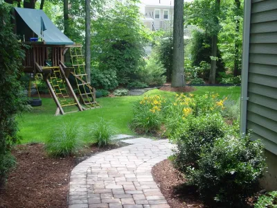 Cozy Patio and Seatwall — Landscape Design project by Artisan Landscapes And Pools
